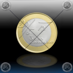 3 EVRO SLOVENIJA 2017 "100. obletnica Majniške deklaracije" UNC